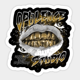 Opulence mouth Sticker